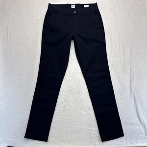 Gap Pants Men's Size 30x32 Black Slim Straight Leg Mid Rise Stretch